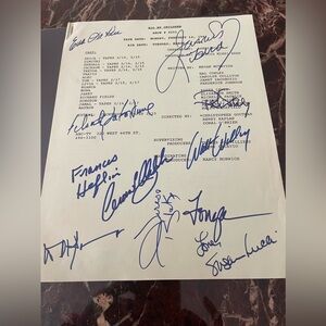 Authentic Autographed All My Children Script Feb 14,1994
